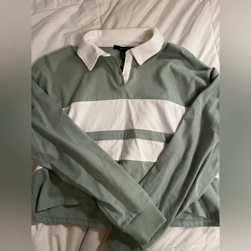 Forever 21 medium collared long sleeve
